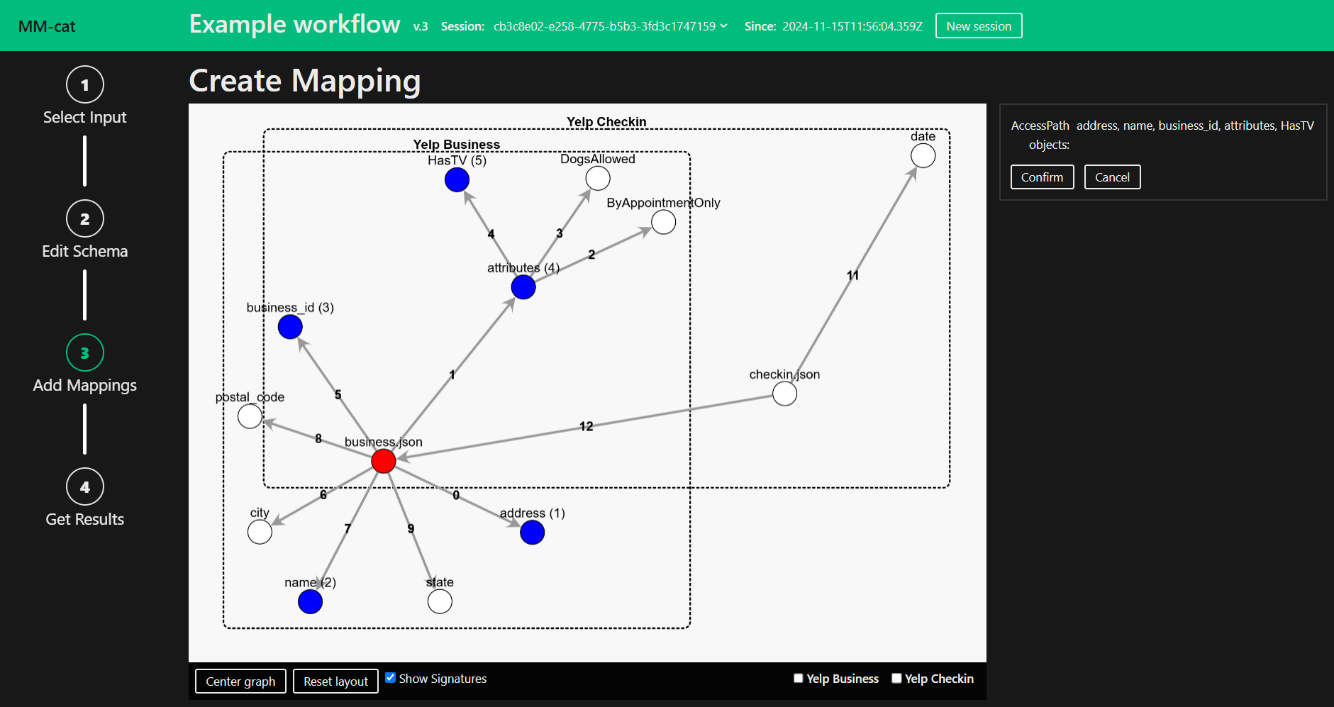 Mapping Editor - select accesspath objects