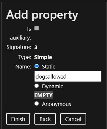 Add property